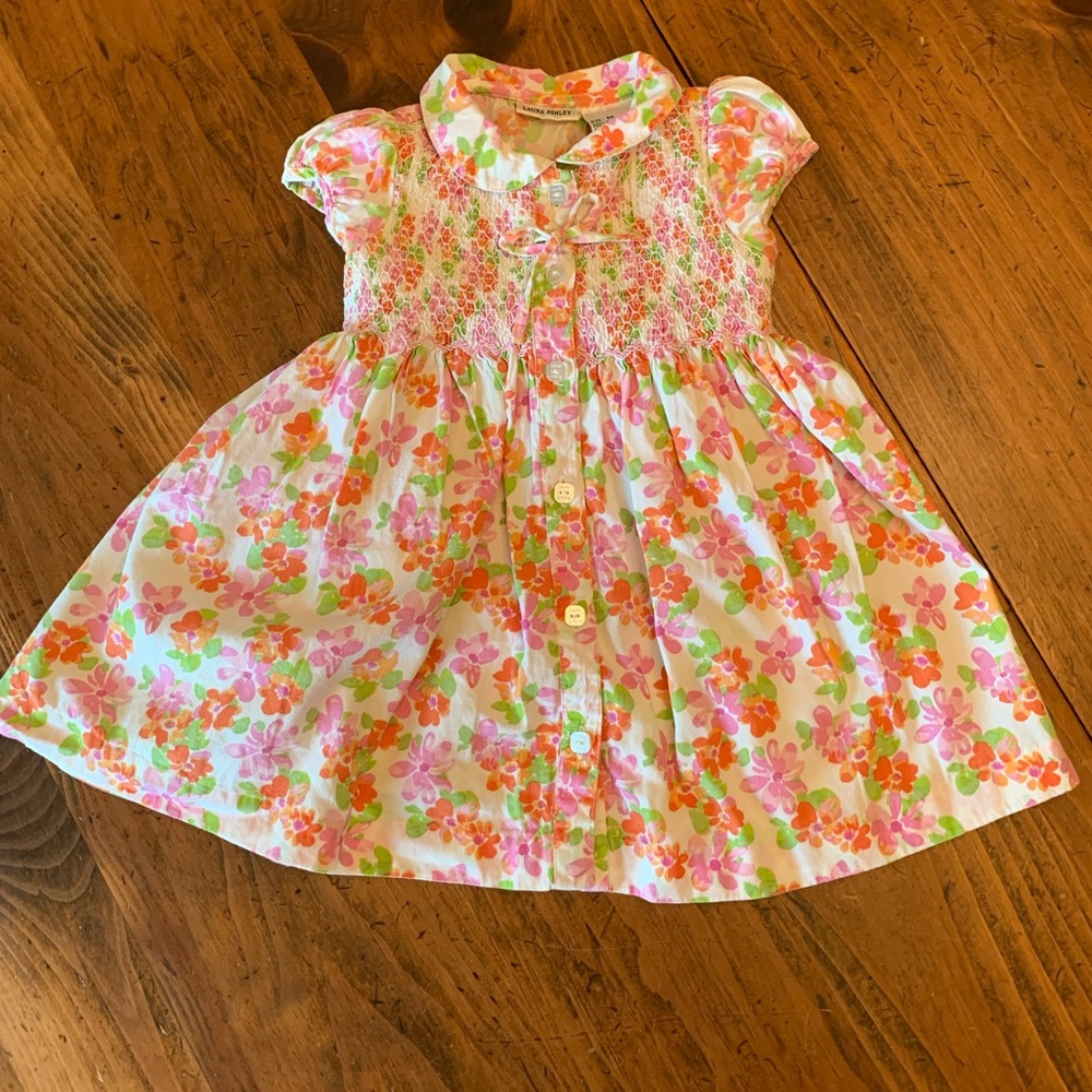** Laura Ashley Floral Dress 6m